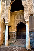 Marrakech - Medina meridionale, Tombe Saadiane, Qubba di Lalla Mas'uda - la loggia est. 